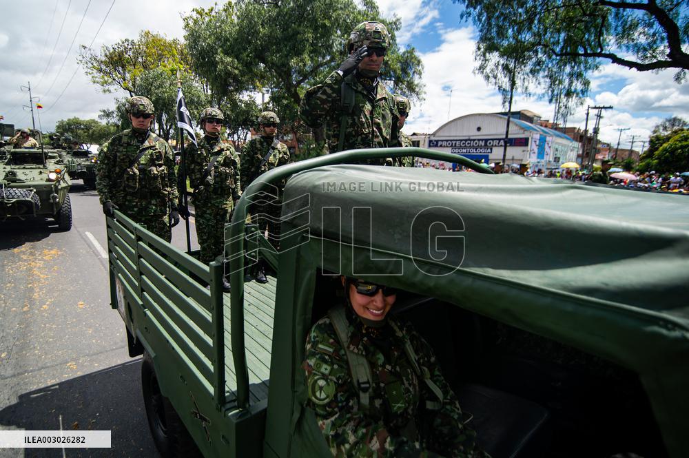 Colombia 214 Years of Independence Military Parade