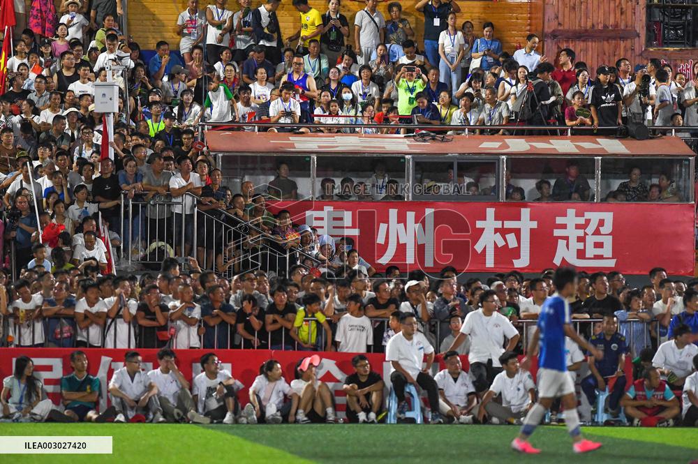 (SP)CHINA-RONGJIANG-FOOTBALL-VILLAGE SUPER LEAGUE-FINAL (CN)