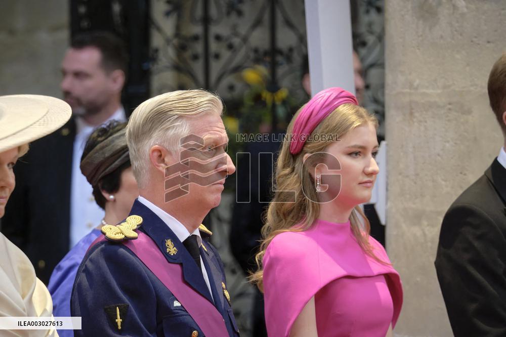 Royals Attend Te Deum Mass On The National Day - Brussels