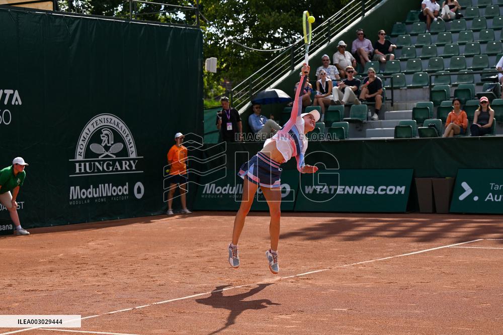 International Tennis match - WTA Hungarian Grand Prix - Final