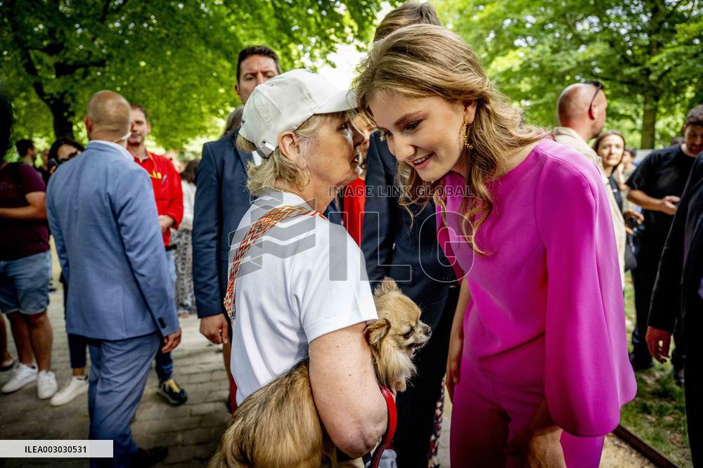 National Day Party At The Parc De Bruxelles - Brussels