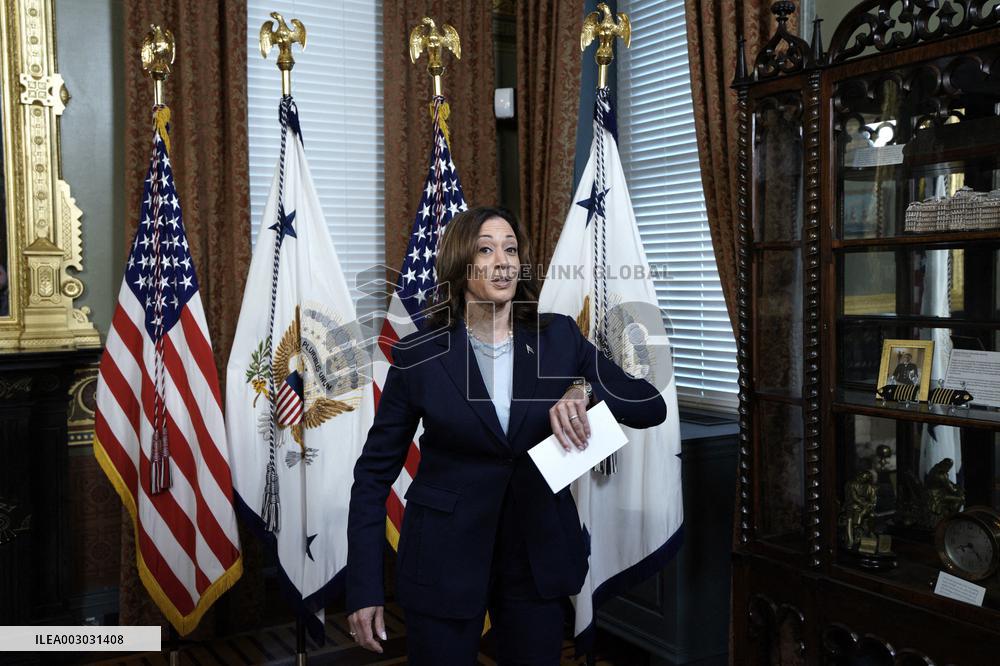 Kamala Harris Thrust Into Spotlight As Biden Bows Out