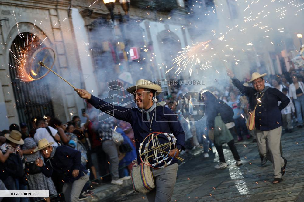 Guelaguetza Showcase In Oaxaca City - Mexico