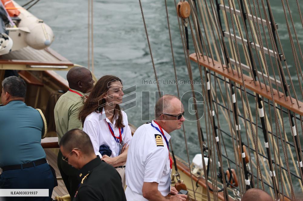 CHINA-LIAONING-NAVAL ACADEMY-MILITARY ATTACH?S-VISIT (CN)