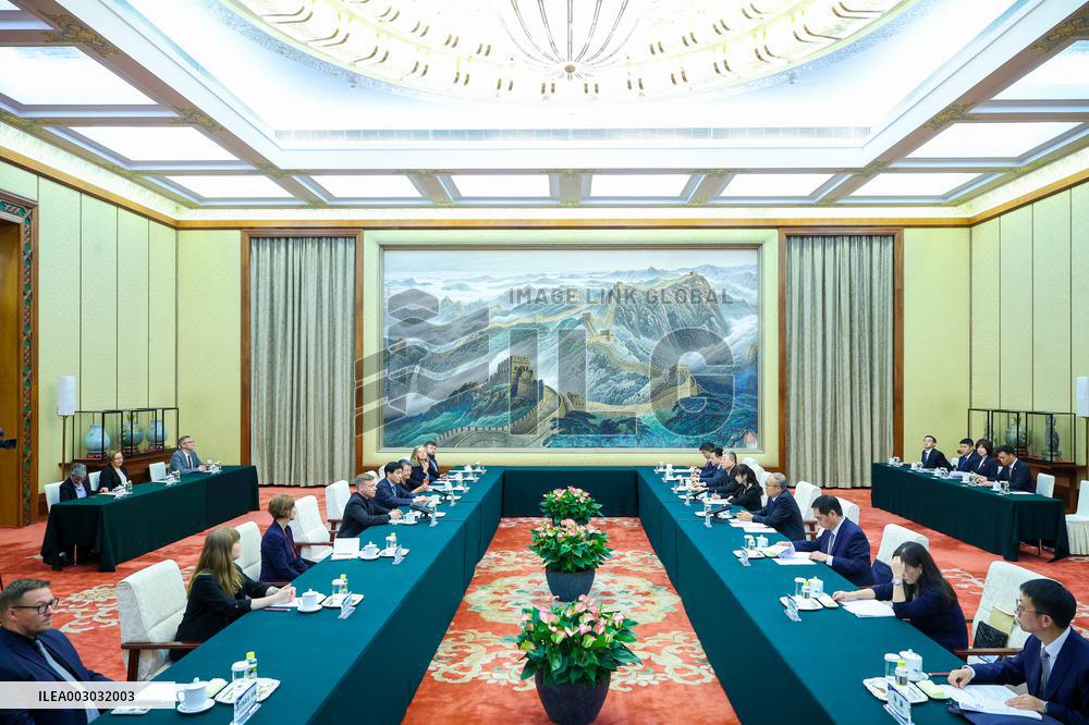CHINA-BEIJING-LI HONGZHONG-MARTIN SCHIRDEWAN-MEETING (CN)