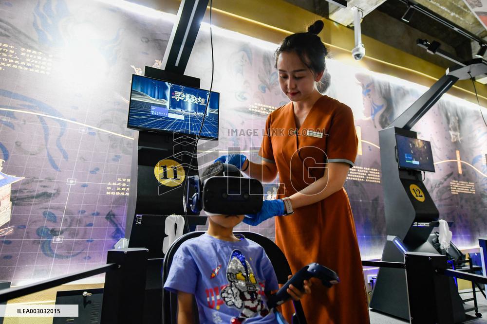 CHINA-GANSU-DUNHUANG-MOGAO GROTTOES-DIGITAL TECHNOLOGY-TOURISM (CN)