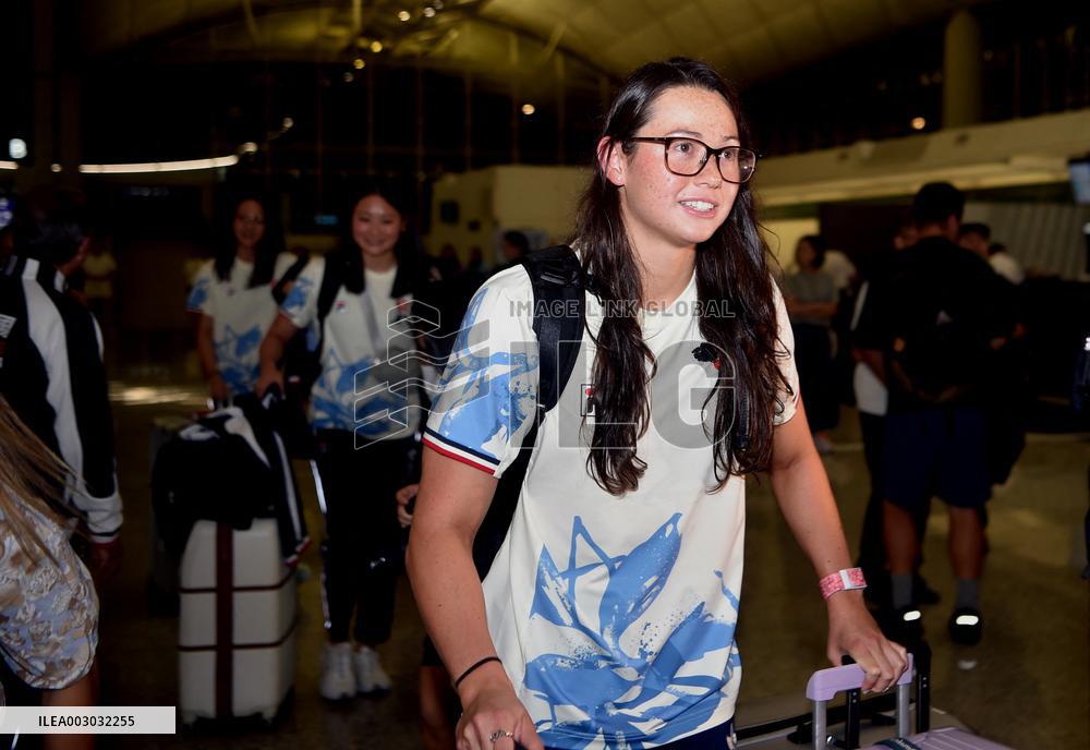 (PARIS2024)CHINA-HONG KONG-PARIS 2024-DELEGATION-DEPARTURE (CN)