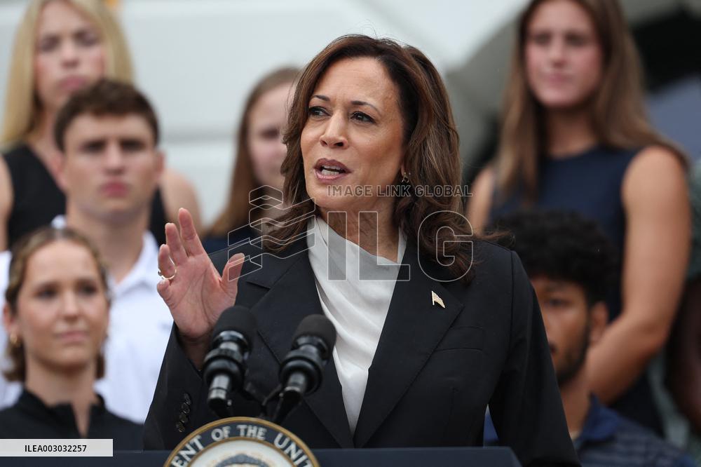 Vice President Harris Hosts NCAA Champion Teams At White House