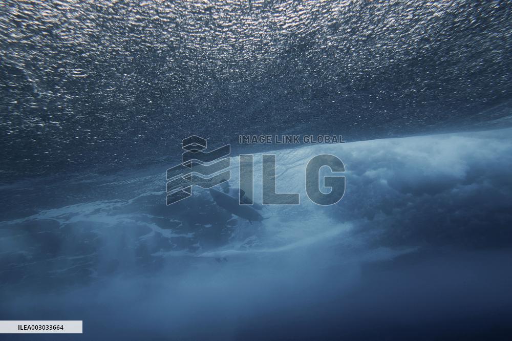 Paris 2024 - Surfing Training Session In Teahupo’