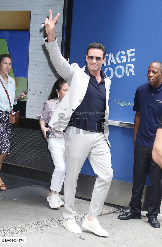 Hugh Jackman At GMA - NYC