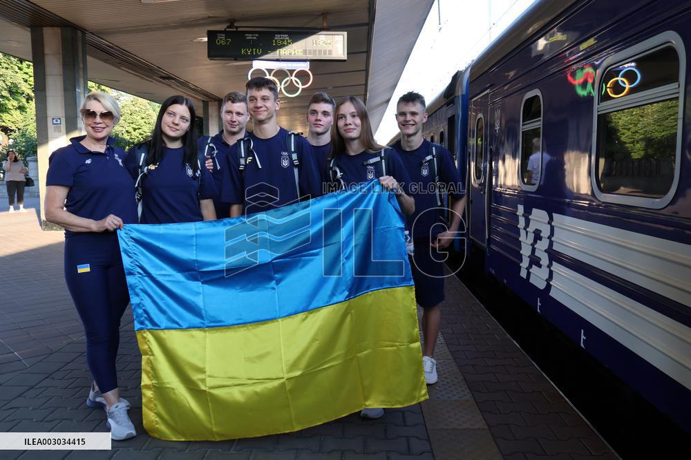 Ukraines diving team sets out for Paris 2024 Olympics