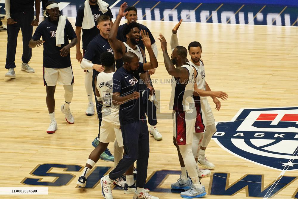 Basketball - Friendly Game - Usa V Germany