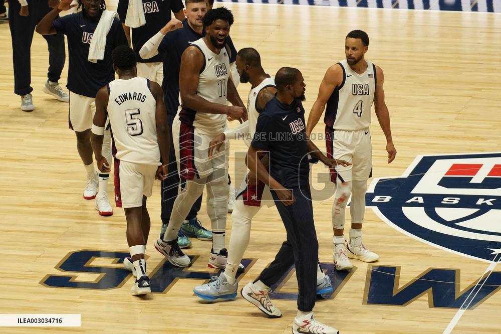 Basketball - Friendly Game - Usa V Germany