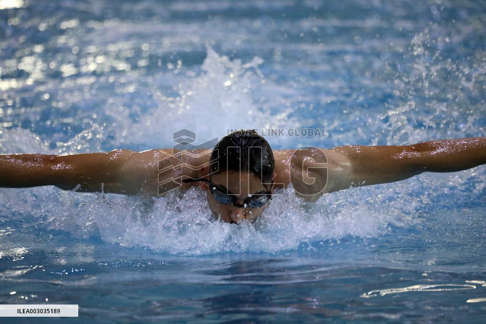 (PARIS2024)IRAQ-BAGHDAD-SWIMMING-TRAINING