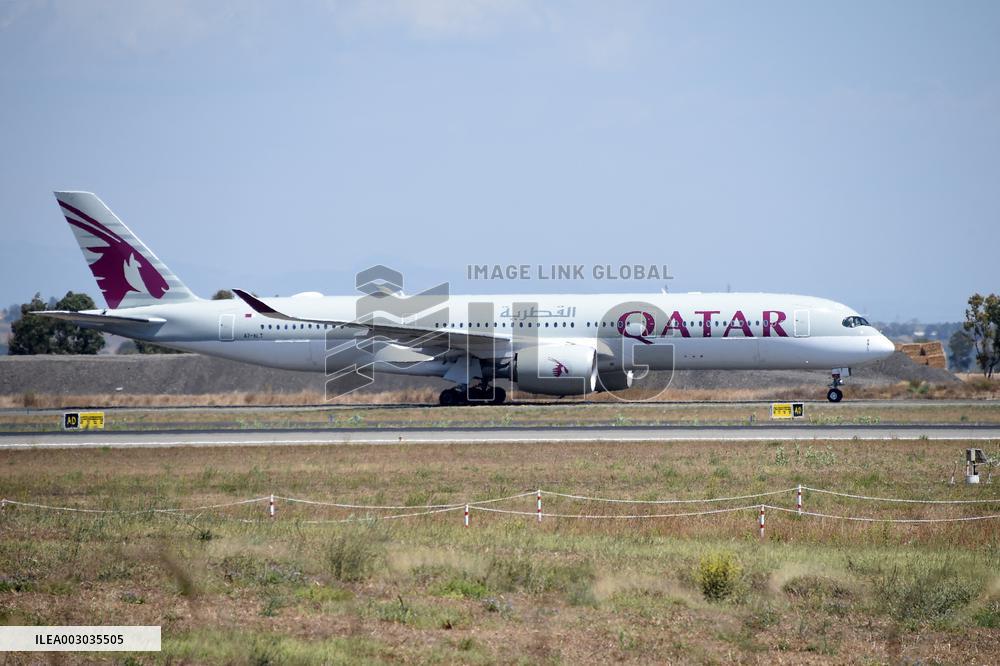 Aircraft to Fiumicino airport