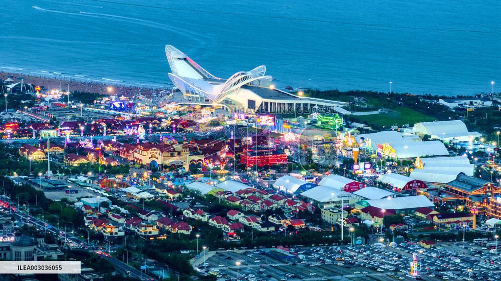 West Coast New Area Scenery in Qingdao
