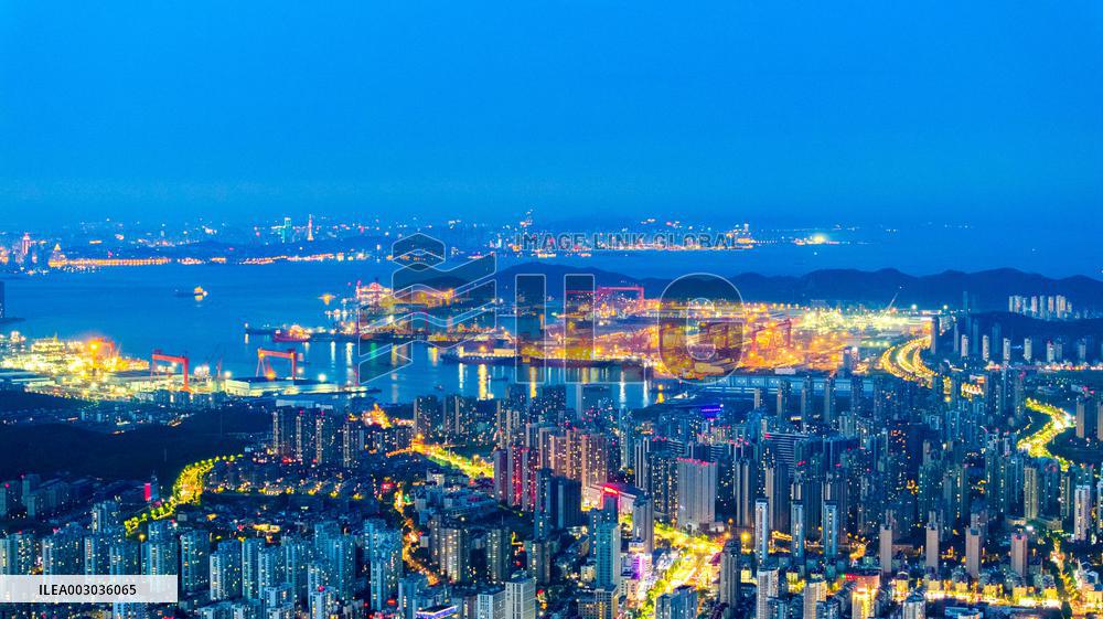 West Coast New Area Scenery in Qingdao