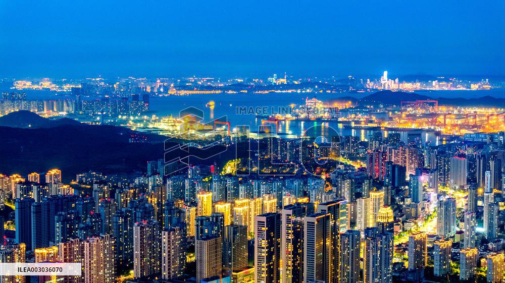 West Coast New Area Scenery in Qingdao