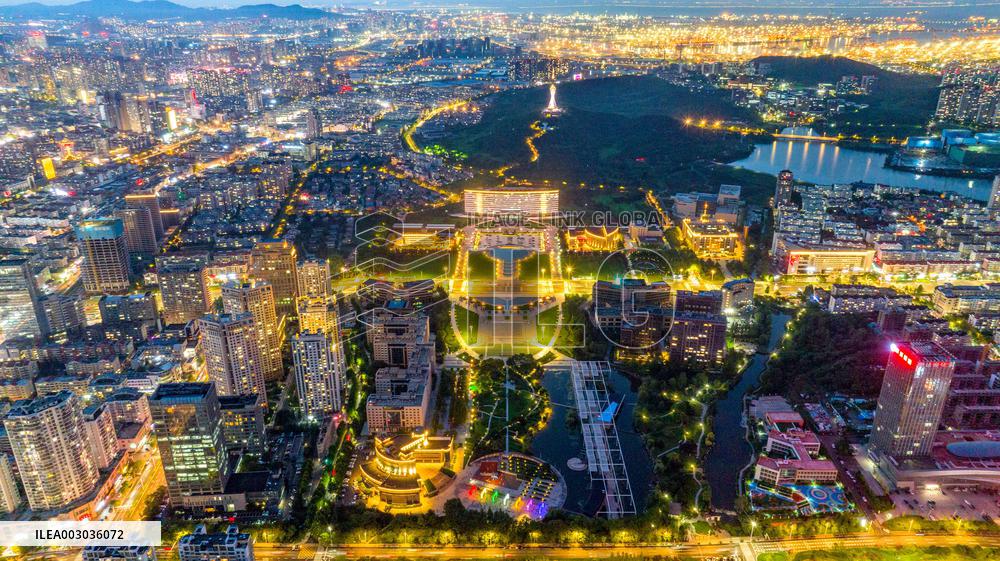 West Coast New Area Scenery in Qingdao