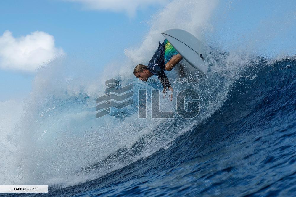 Paris 2024 - Surfing Training In Teahupo’o