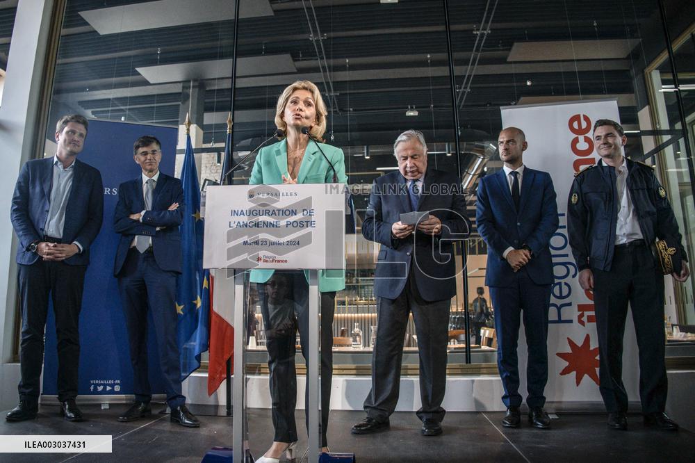 Paris 2024 - Inauguration Of A Fan Zone At Old Post Office Of Versailles