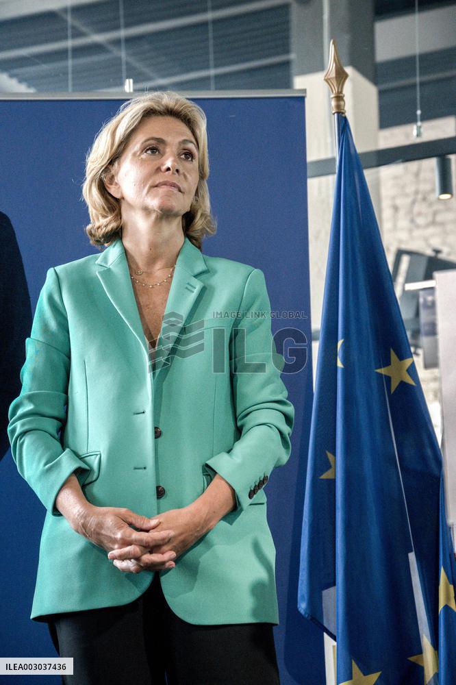 Paris 2024 - Inauguration Of A Fan Zone At Old Post Office Of Versailles