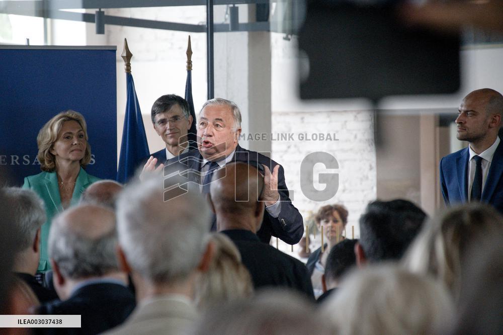 Paris 2024 - Inauguration Of A Fan Zone At Old Post Office Of Versailles