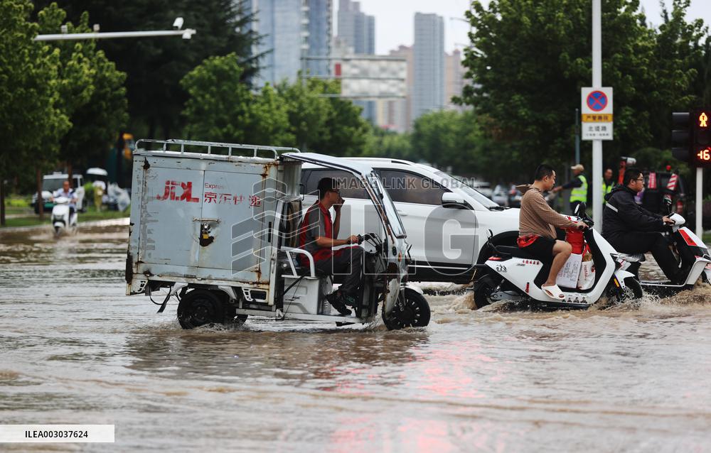 Rainstorm Hit Sanmenxia