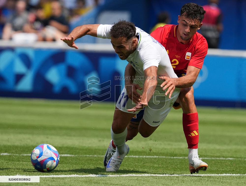(PARIS2024)FRANCE-PARIS-FOOTBALL-GROUP C-UZB VS ESP