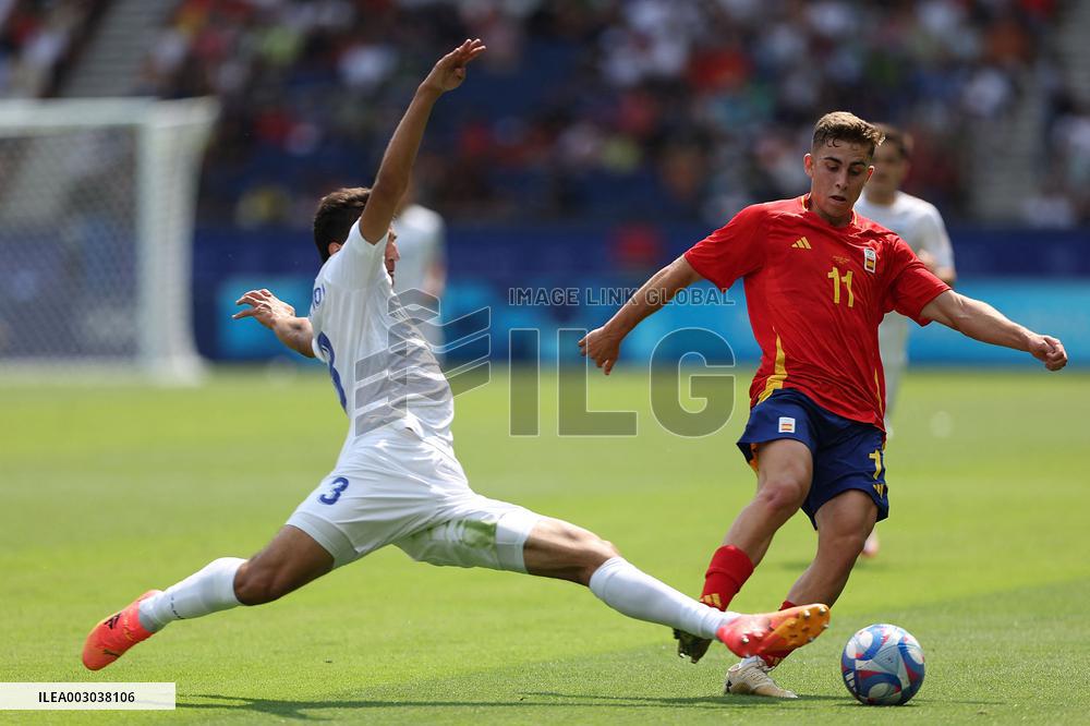 (PARIS2024)FRANCE-PARIS-FOOTBALL-GROUP C-UZB VS ESP