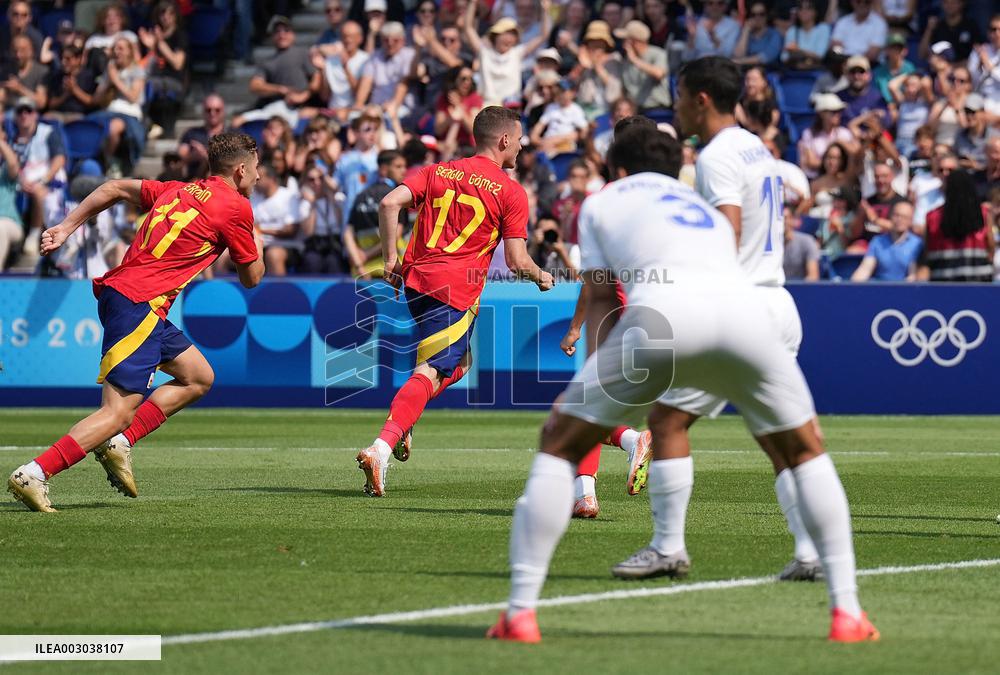 (PARIS2024)FRANCE-PARIS-FOOTBALL-GROUP C-UZB VS ESP