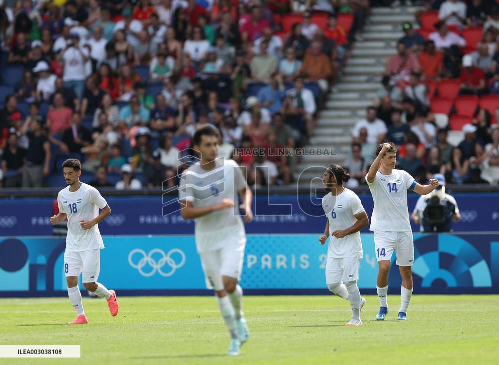 (PARIS2024)FRANCE-PARIS-FOOTBALL-GROUP C-UZB VS ESP