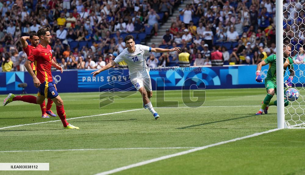(PARIS2024)FRANCE-PARIS-FOOTBALL-GROUP C-UZB VS ESP