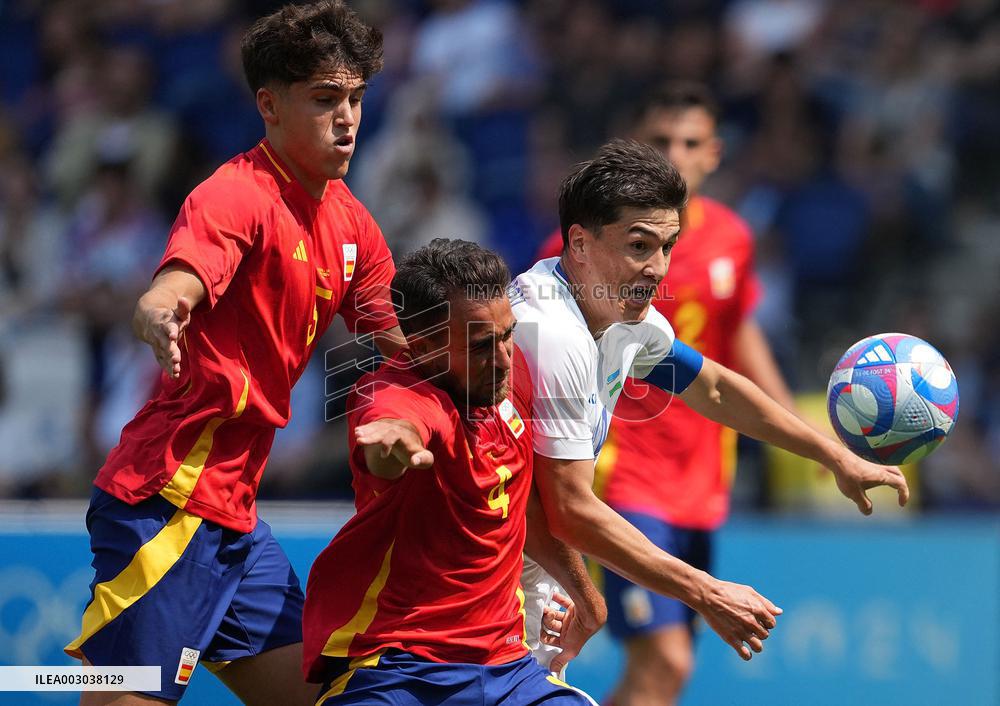 (PARIS2024)FRANCE-PARIS-FOOTBALL-GROUP C-UZB VS ESP