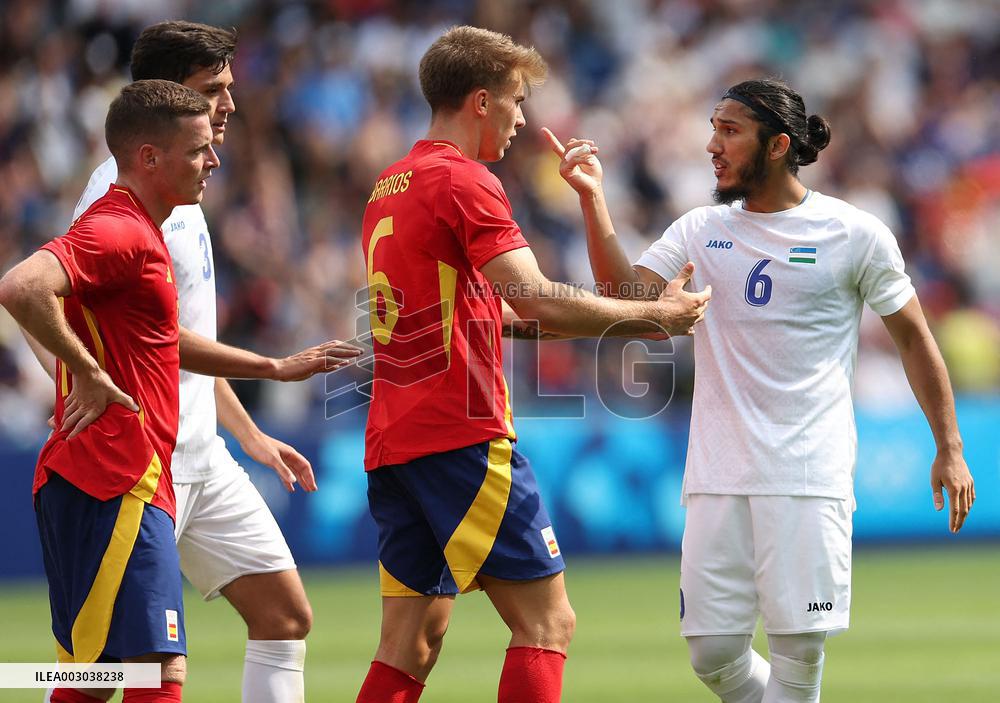 (PARIS2024)FRANCE-PARIS-FOOTBALL-GROUP C-UZB VS ESP