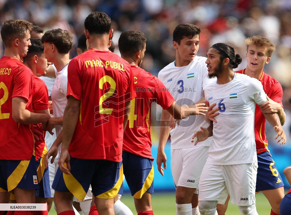 (PARIS2024)FRANCE-PARIS-FOOTBALL-GROUP C-UZB VS ESP