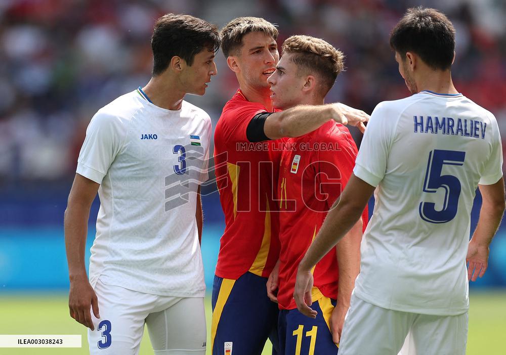 (PARIS2024)FRANCE-PARIS-FOOTBALL-GROUP C-UZB VS ESP