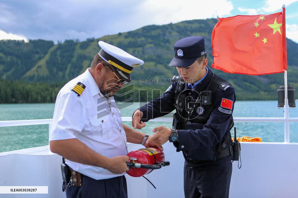 CHINA-XINJIANG-ALTAY-KANAS SCENIC AREA-POLICE STATION (CN)