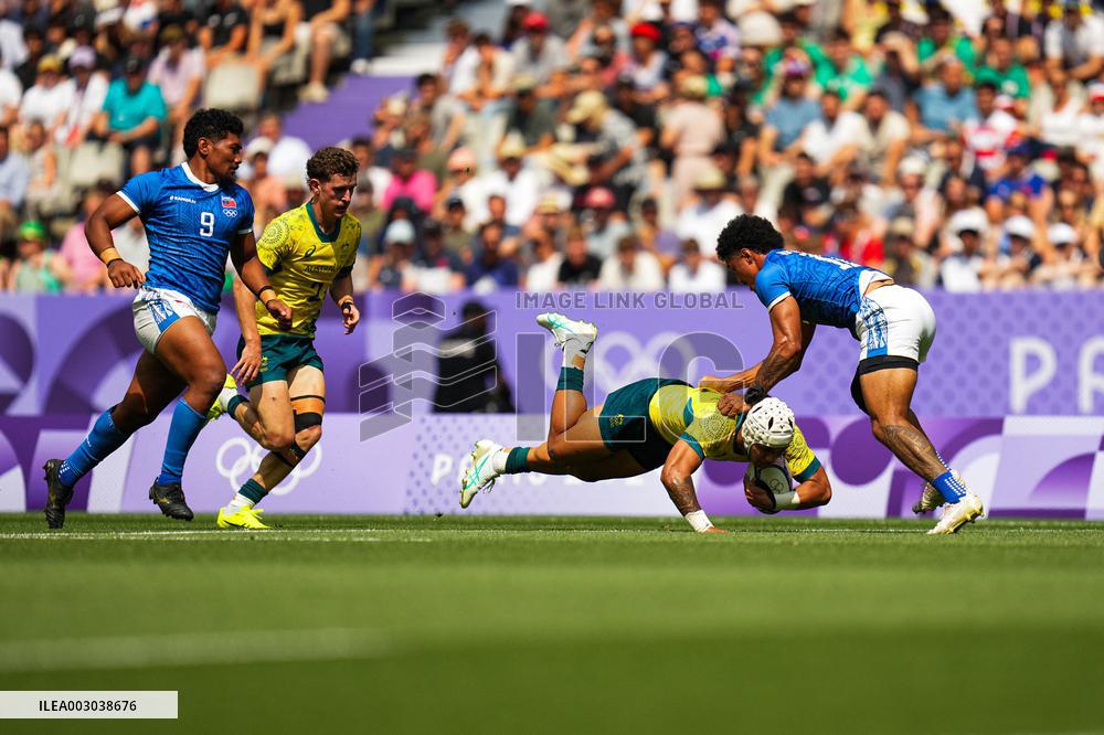 (PARIS2024)FRANCE-PARIS-RUGBY SEVENS-MEN'S POOL
