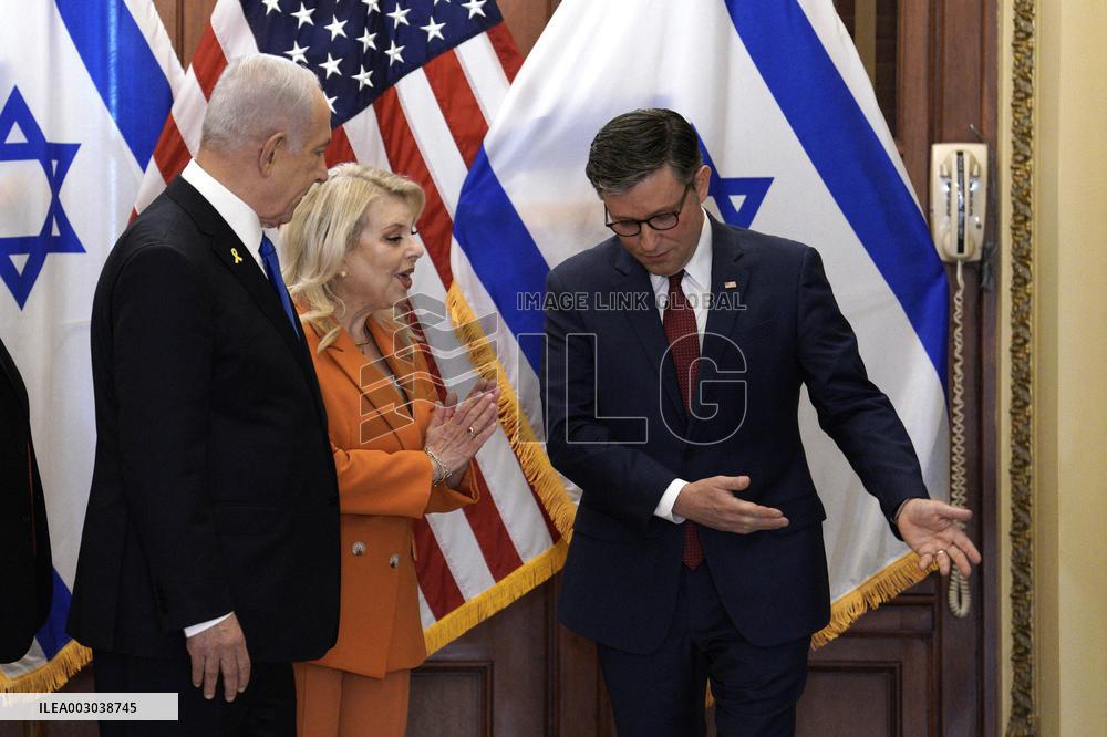 Benjamin Netanyahu on Captiol Hill - Washington