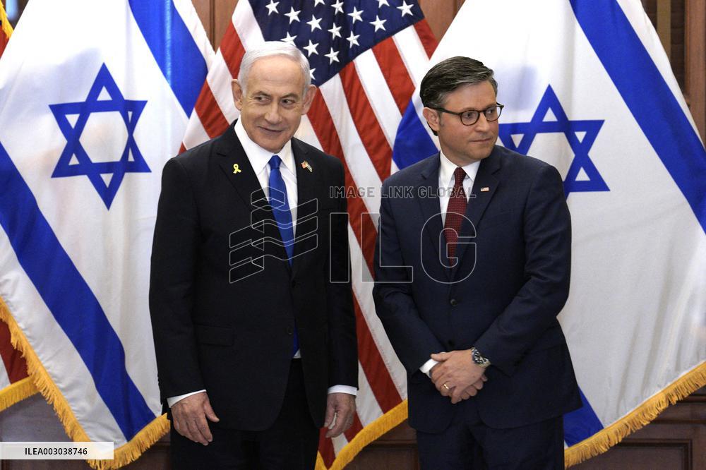 Benjamin Netanyahu on Captiol Hill - Washington
