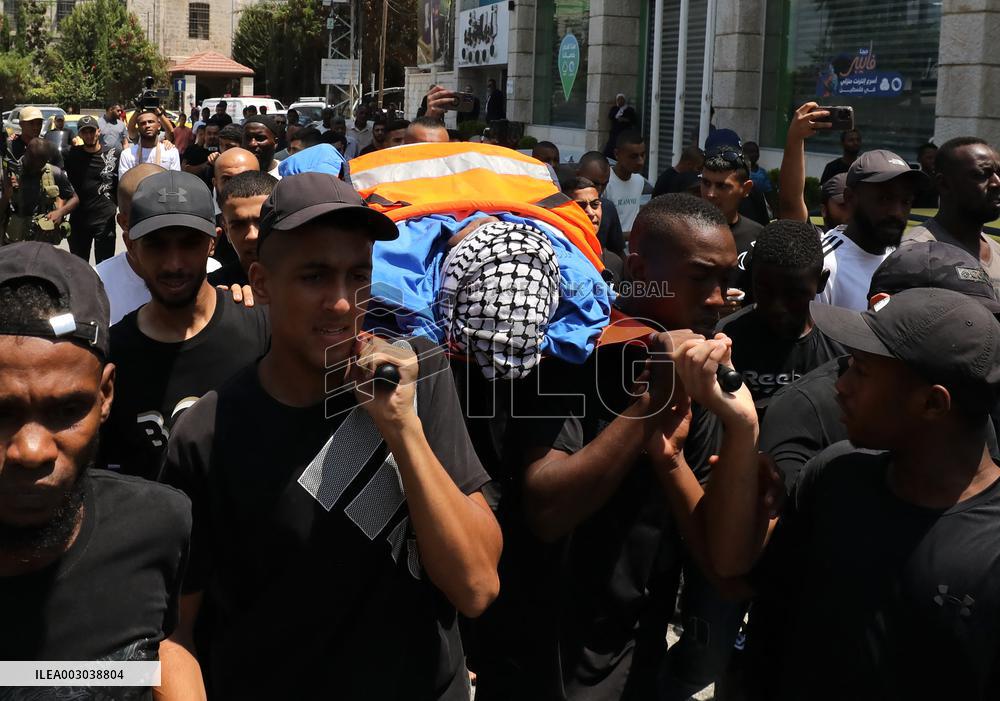 MIDEAST-WEST BANK-TULKARM-FUNERAL