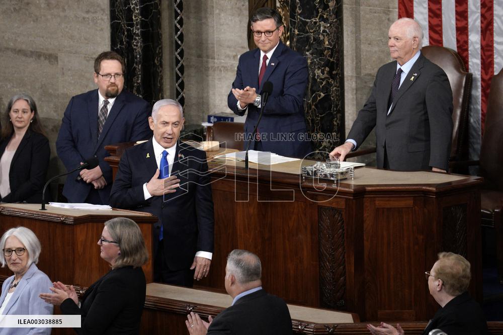 Benjamin Netanyahu on Captiol Hill - Washington