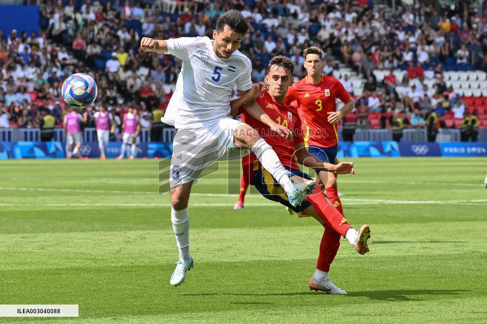 Paris 2024 - Uzbekistan v Spain