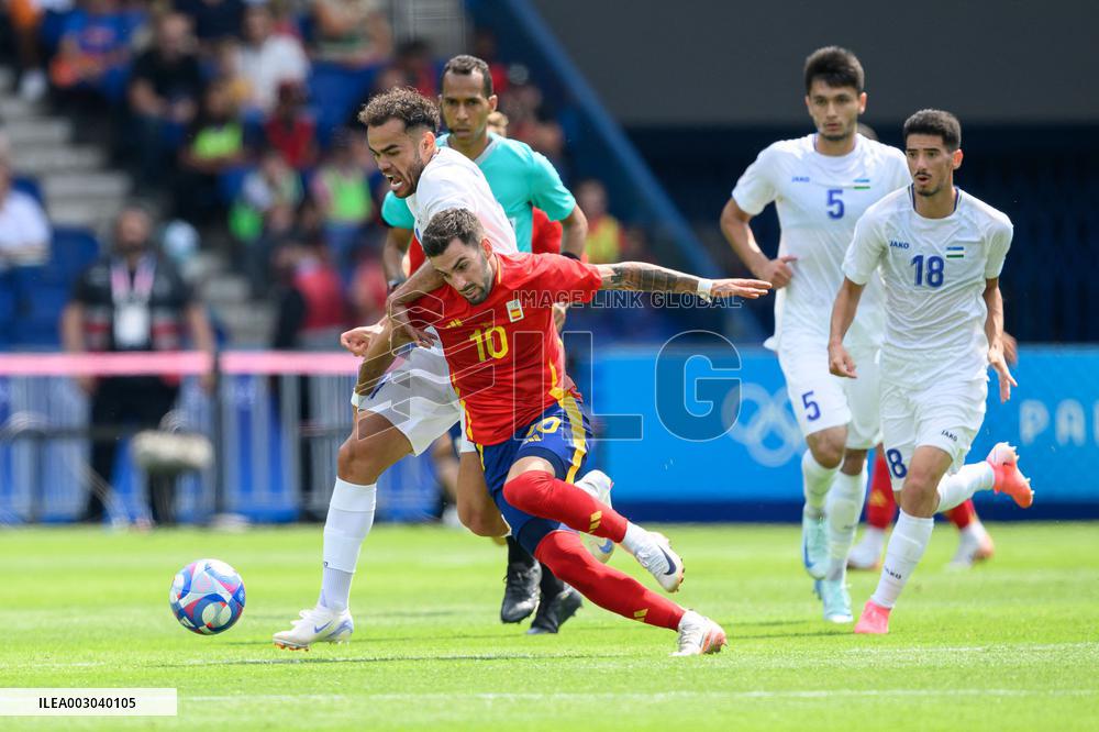 Paris 2024 - Uzbekistan v Spain