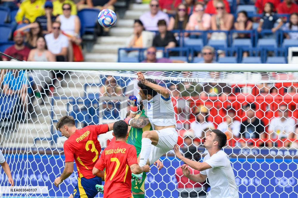 Paris 2024 - Uzbekistan v Spain