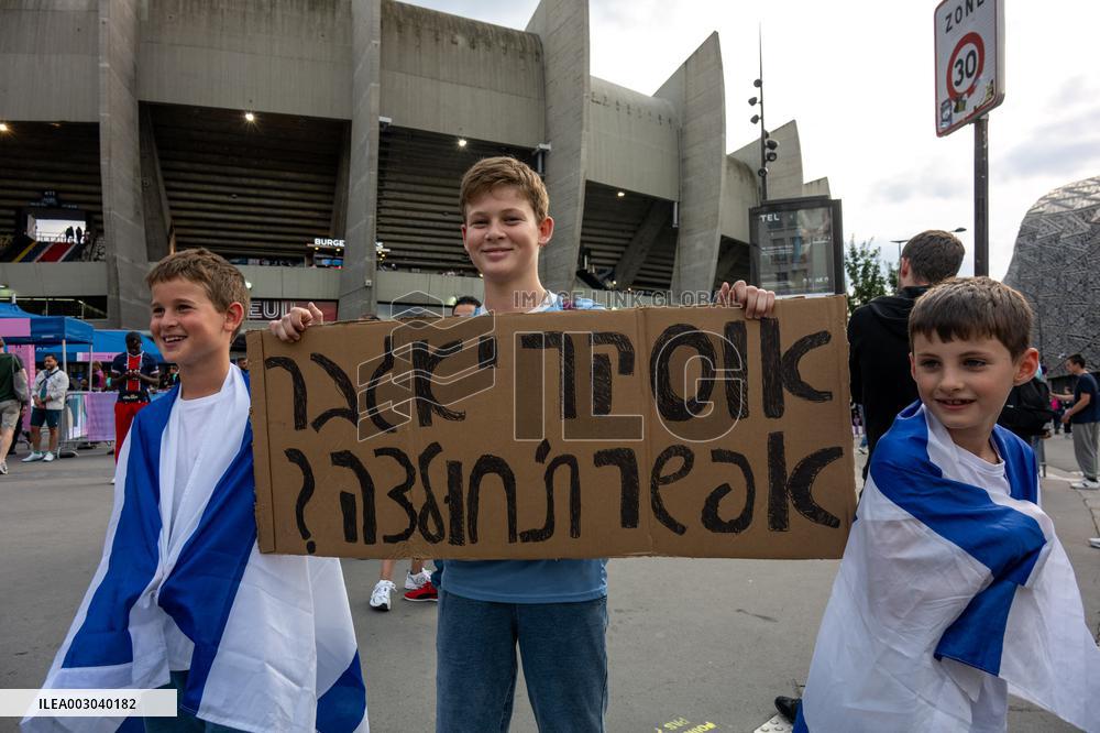 Paris 2024 - Heavy Security Around Parc Des Princes