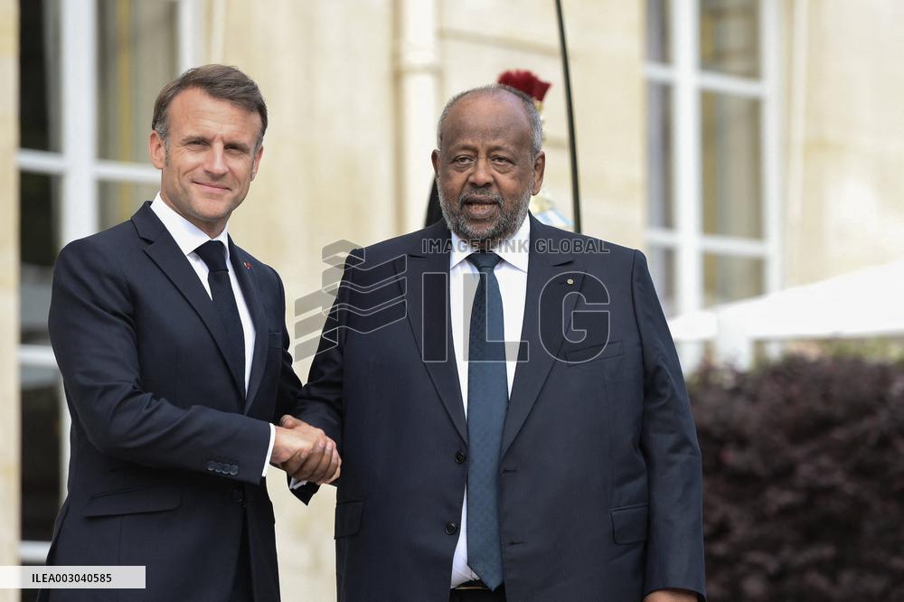 Macron Meets Djibouti’s President - Paris