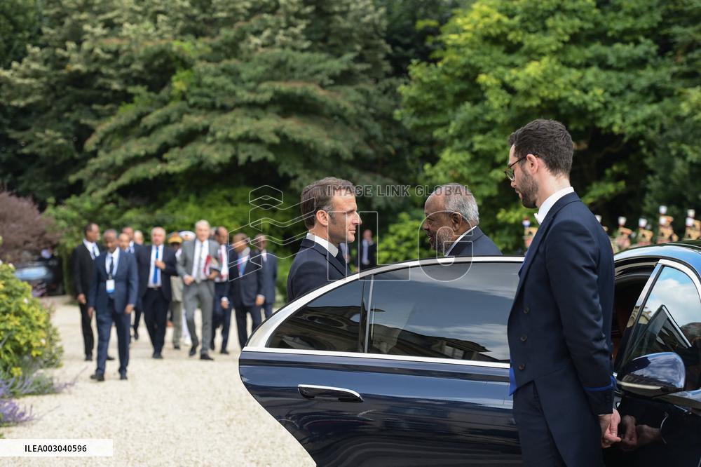 Macron Meets Djibouti’s President - Paris