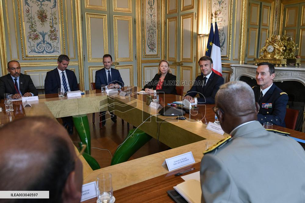 Macron Meets Djibouti’s President - Paris